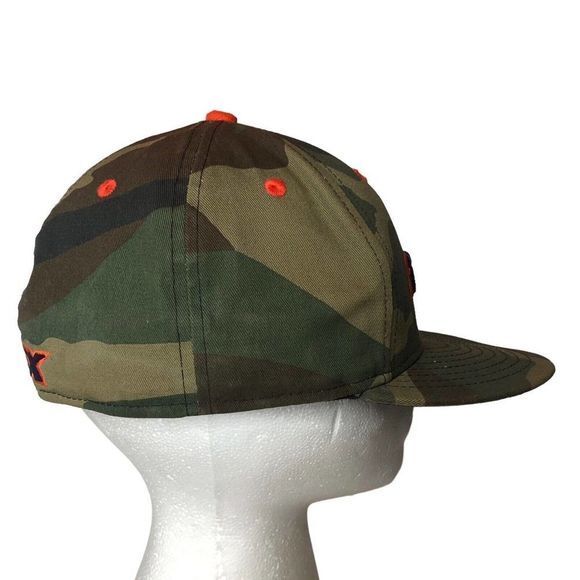 FLEX‎ New Era 59Fifty Camo Fitted Hat Cap 7 1/4 Fitted - Picture 2 of 6